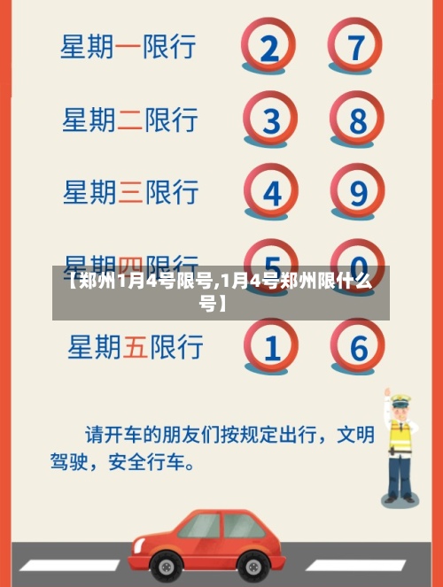 【郑州1月4号限号,1月4号郑州限什么号】