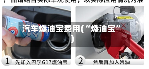 汽车燃油宝费用(“燃油宝	”)-第2张图片