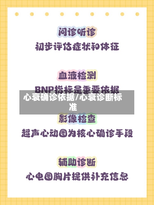 心衰确诊依据/心衰诊断标准