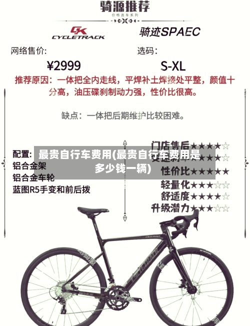 最贵自行车费用(最贵自行车费用是多少钱一辆)-第3张图片