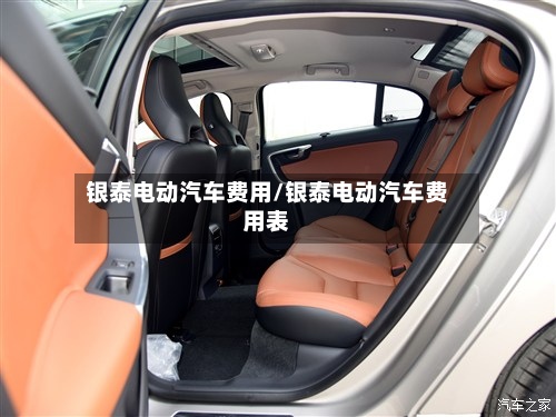 银泰电动汽车费用/银泰电动汽车费用表-第2张图片