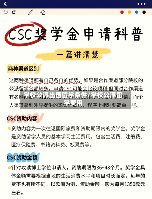 学校公派出国留学条件/学校公派留学费用