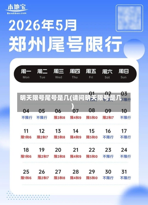 明天限号尾号是几(请问明天限号是几)-第3张图片