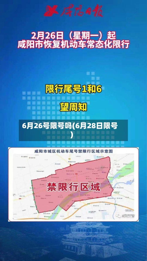 6月26号限号吗(6月28日限号)