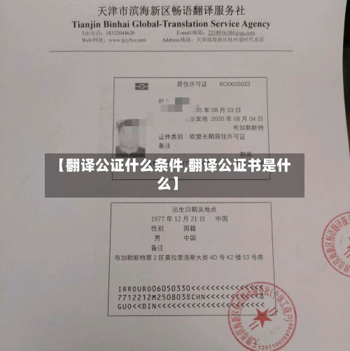 【翻译公证什么条件,翻译公证书是什么】-第2张图片