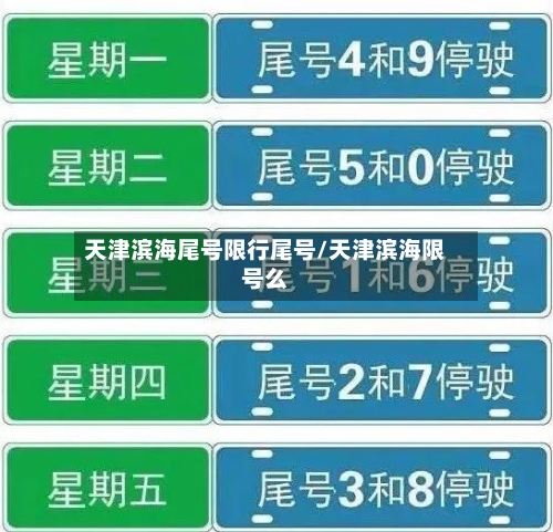 天津滨海尾号限行尾号/天津滨海限号么