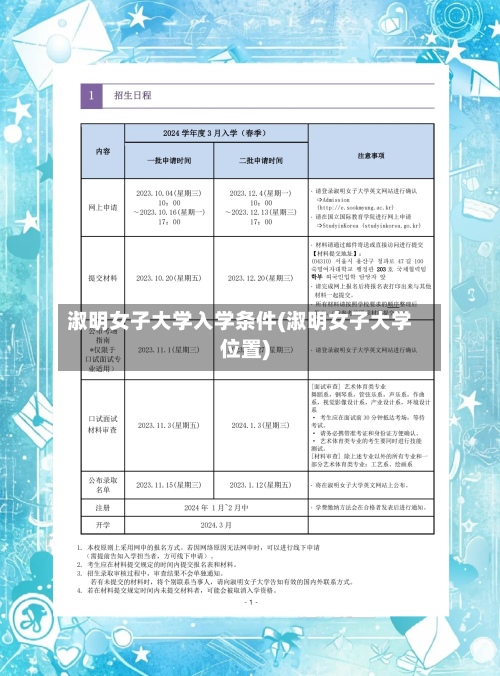 淑明女子大学入学条件(淑明女子大学位置)