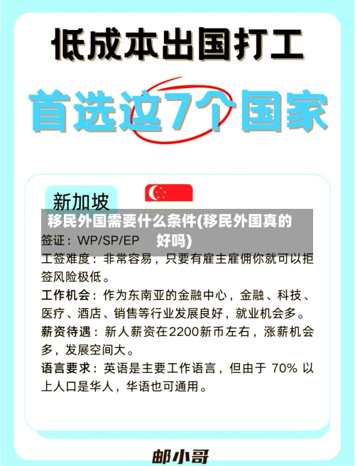 移民外国需要什么条件(移民外国真的好吗)-第3张图片