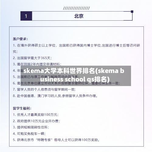 skema大学本科世界排名(skema business school qs排名)